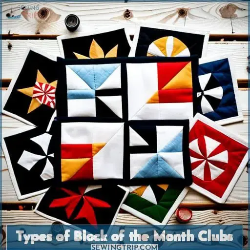 Types of Block of the Month Clubs