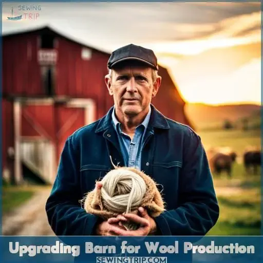 Upgrading Barn for Wool Production