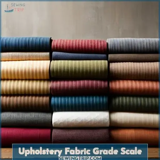 Upholstery Fabric Grade Scale