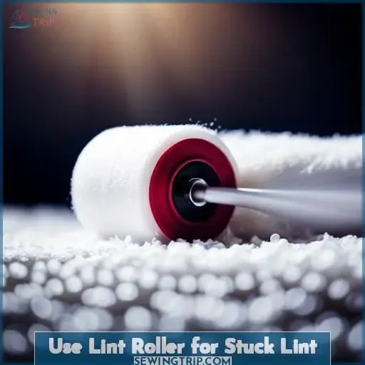 Use Lint Roller for Stuck Lint