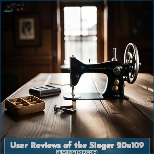 User Reviews of the Singer 20u109