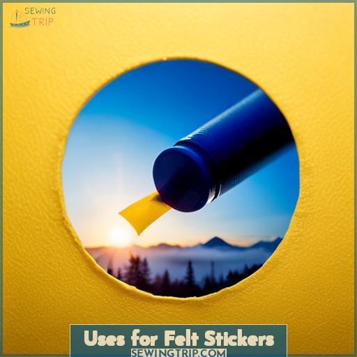Uses for Felt Stickers