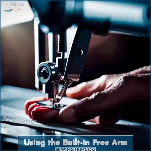 Using the Built-in Free Arm