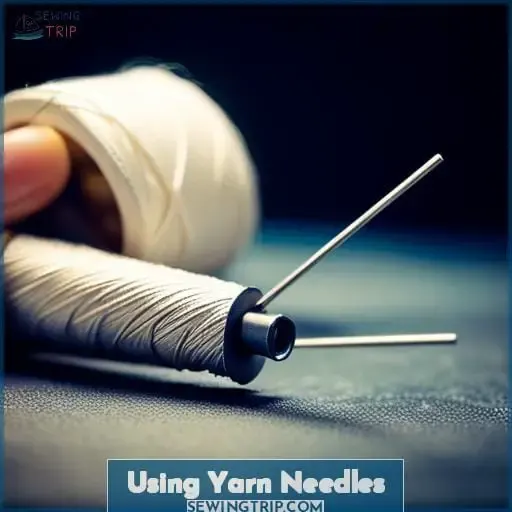 Using Yarn Needles