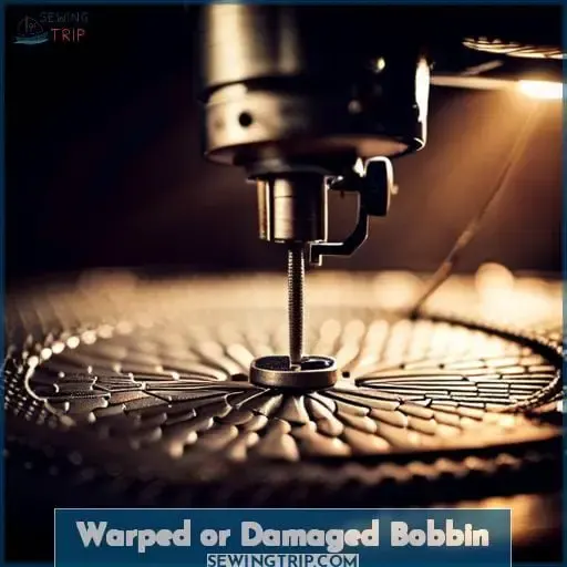 Warped or Damaged Bobbin