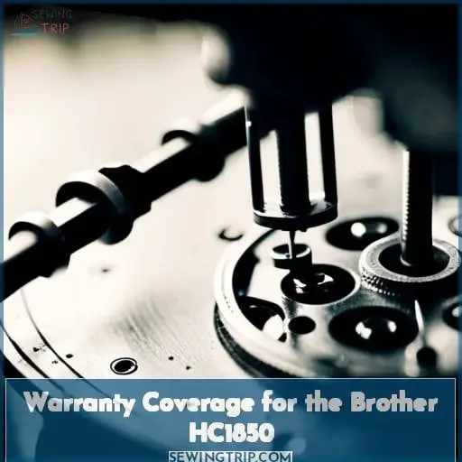 Warranty Coverage for the Brother HC1850
