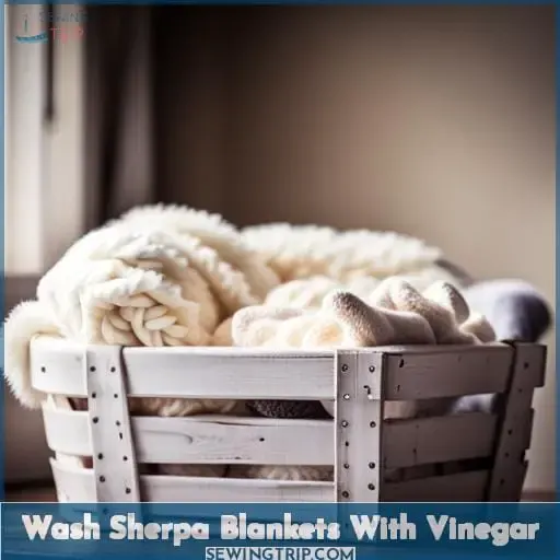 Wash Sherpa Blankets With Vinegar