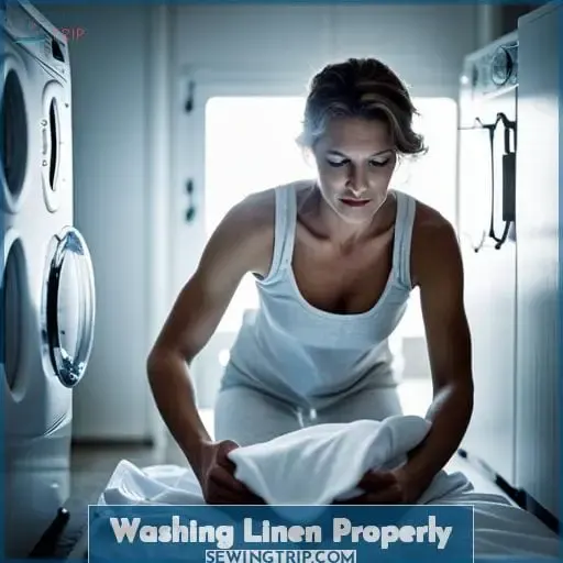 Washing Linen Properly