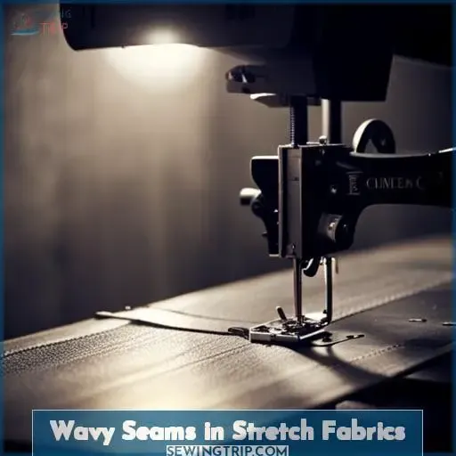 Wavy Seams in Stretch Fabrics