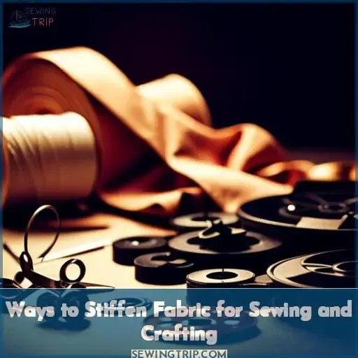 Ways to Stiffen Fabric for Sewing and Crafting
