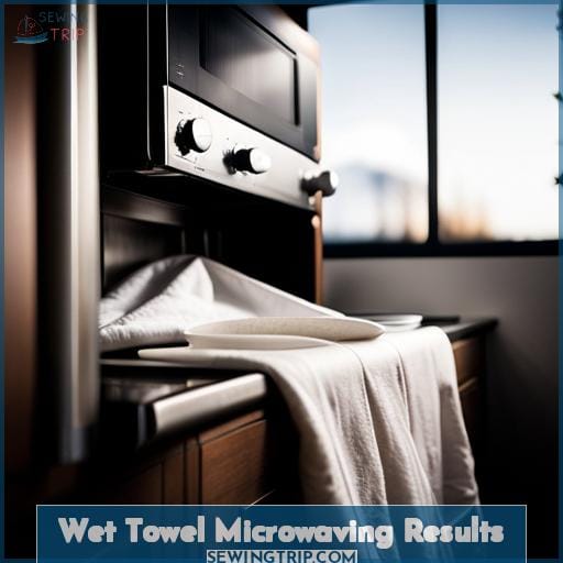 Wet Towel Microwaving Results