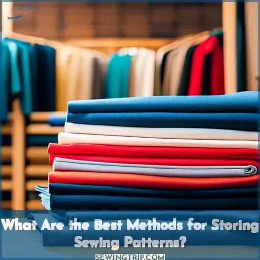 What Are the Best Methods for Storing Sewing Patterns?