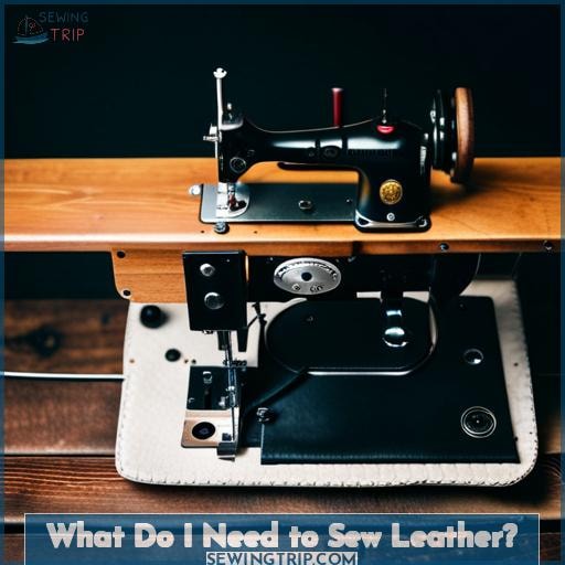 What Do I Need to Sew Leather