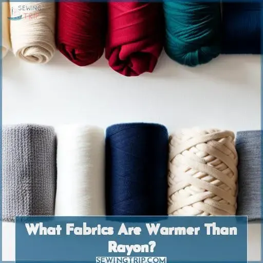 What Fabrics Are Warmer Than Rayon