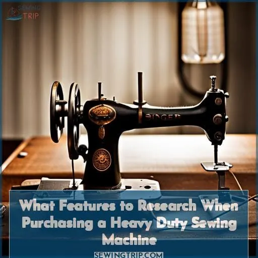 What Features to Research When Purchasing a Heavy Duty Sewing Machine