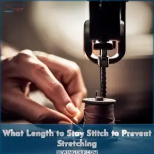 what is stay stitching length
