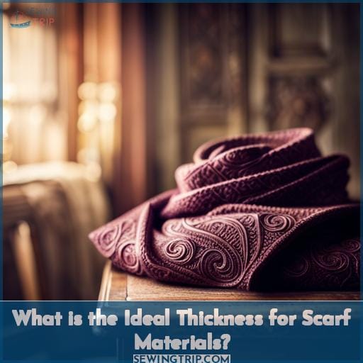 What is the Ideal Thickness for Scarf Materials?