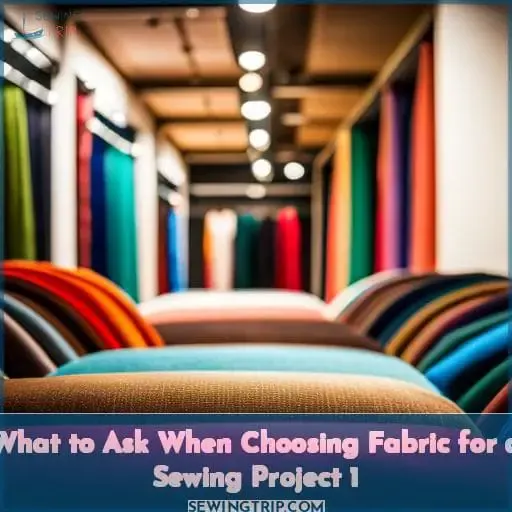 what to ask when choosing fabric for a sewing project 1