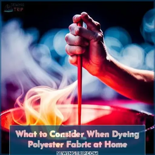 What to Consider When Dyeing Polyester Fabric at Home