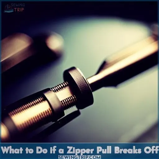 What to Do if a Zipper Pull Breaks Off