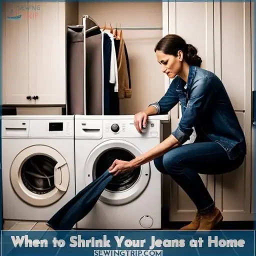 When to Shrink Your Jeans at Home