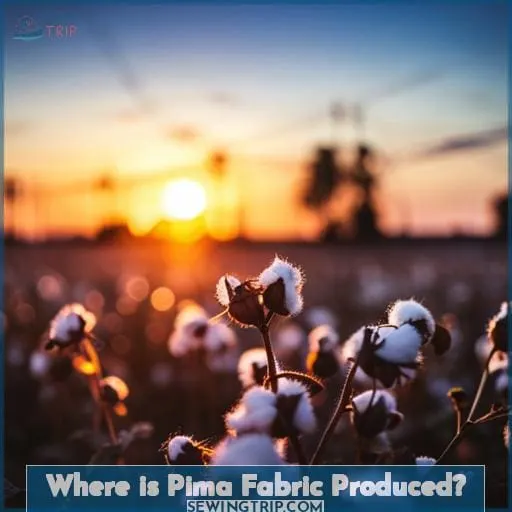 Where is Pima Fabric Produced?
