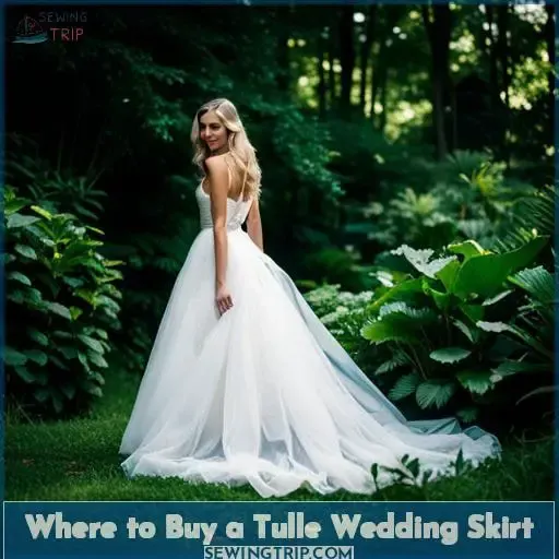 Where to Buy a Tulle Wedding Skirt
