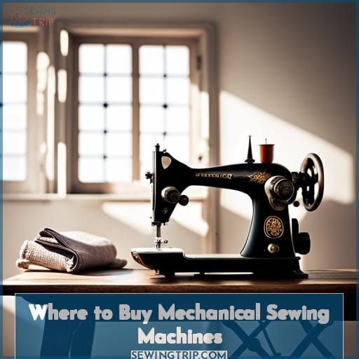 Where to Buy Mechanical Sewing Machines