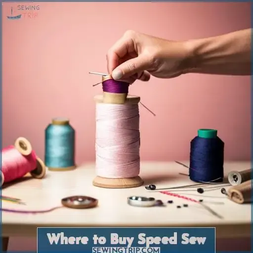 Where to Buy Speed Sew