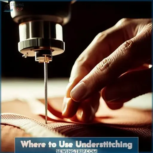 Where to Use Understitching