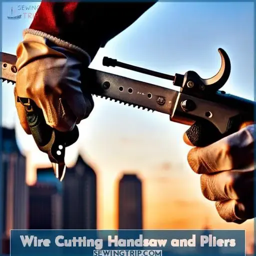 Wire Cutting Handsaw and Pliers