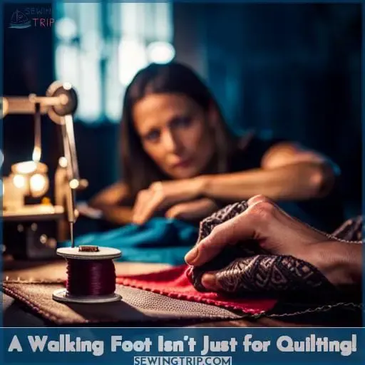 A Walking Foot Isn’t Just for Quilting!