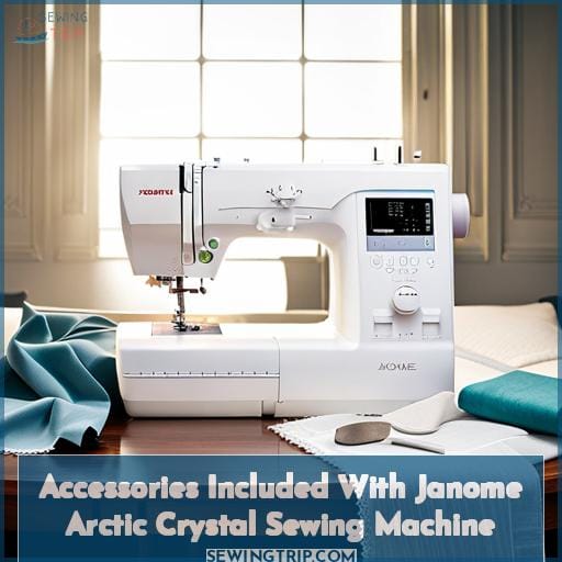 Accessories Included With Janome Arctic Crystal Sewing Machine