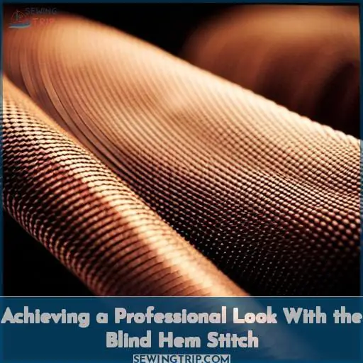 Achieving a Professional Look With the Blind Hem Stitch