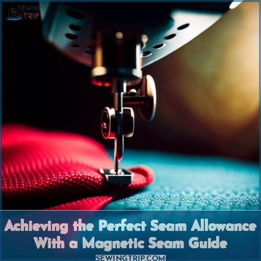 Achieving the Perfect Seam Allowance With a Magnetic Seam Guide