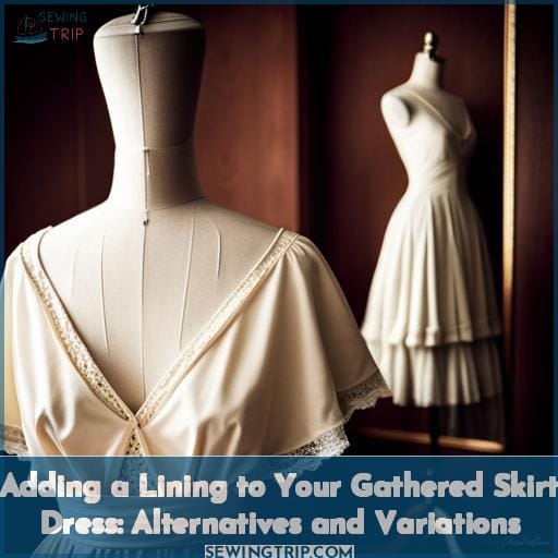 Adding a Lining to Your Gathered Skirt Dress: Alternatives and Variations