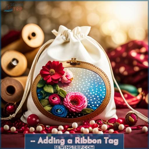 -- Adding a Ribbon Tag