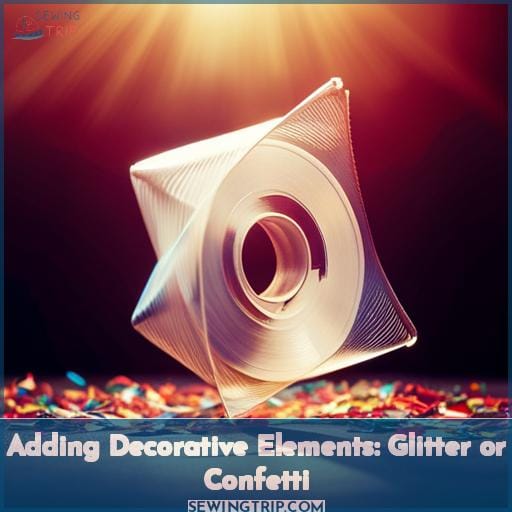 Adding Decorative Elements: Glitter or Confetti