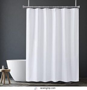 Polyester Vs Satin Difference: Which Fabric Wins? 2025 Guide 2 Amazer White Shower Liner Cloth B07P62QD73