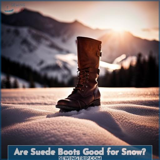 Are Suede Boots Good for Snow