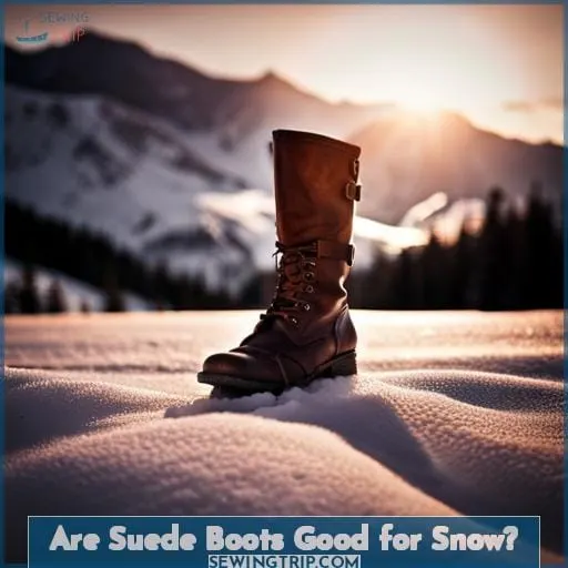 Are Suede Boots Good for Snow