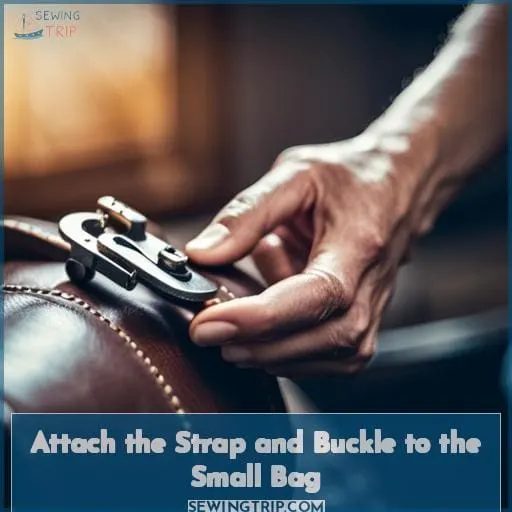 Attach the Strap and Buckle to the Small Bag