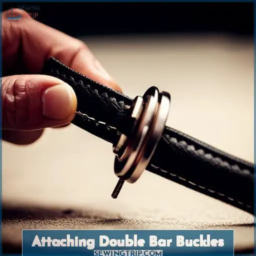 Attaching Double Bar Buckles