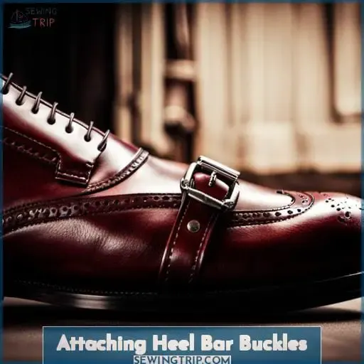 Attaching Heel Bar Buckles