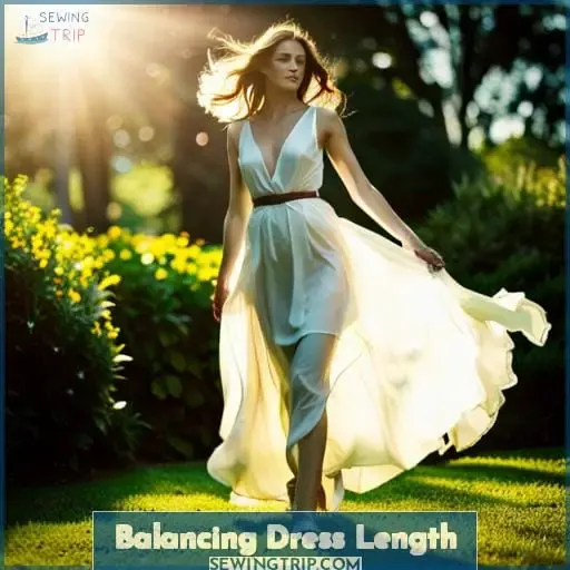 Balancing Dress Length