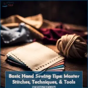 basic hand sewing tips