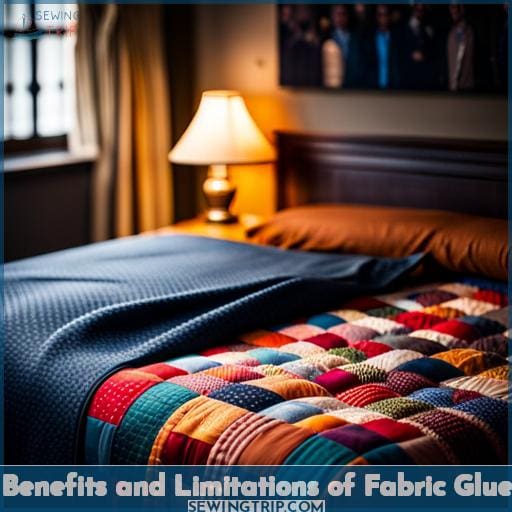 Benefits and Limitations of Fabric Glue