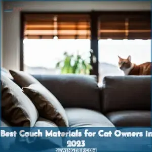 best couch material for cats