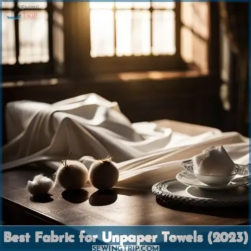 best fabric for unpaper towels