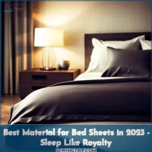 best material for bed sheets